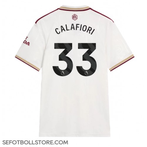 Arsenal Riccardo Calafiori #33 Replika Tredje Tröja 2025-26 Kortärmad
